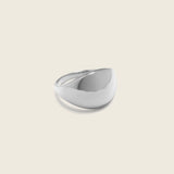 Bold silver dome designed ring