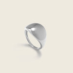 925 sterling silver bold dome shaped ring