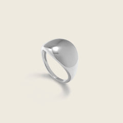 925 sterling silver bold dome shaped ring