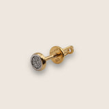 Round Pavé Diamond Studs