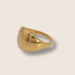 Gold dome ring