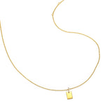 Engraved Initial Necklace