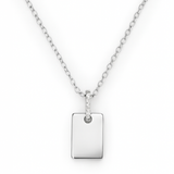 Engraved Initial Necklace