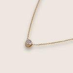 Gold diamond pendant