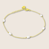 Gold pearl bracelet