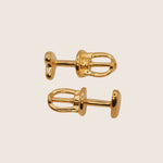 Screw back heart studs