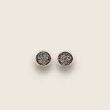 Round Pavé Diamond Studs