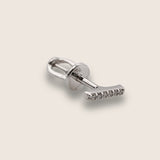 Screw back diamond studs