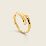 19k gold vermeil wrap ring designed by ela-nur
