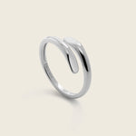 Silver open ring